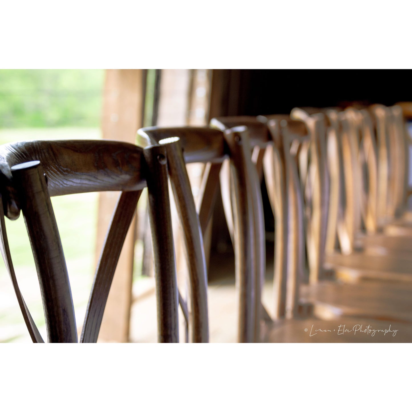 Venue Chairs Brand & Product Photography by Linen & Elm Cincinnati Ohio