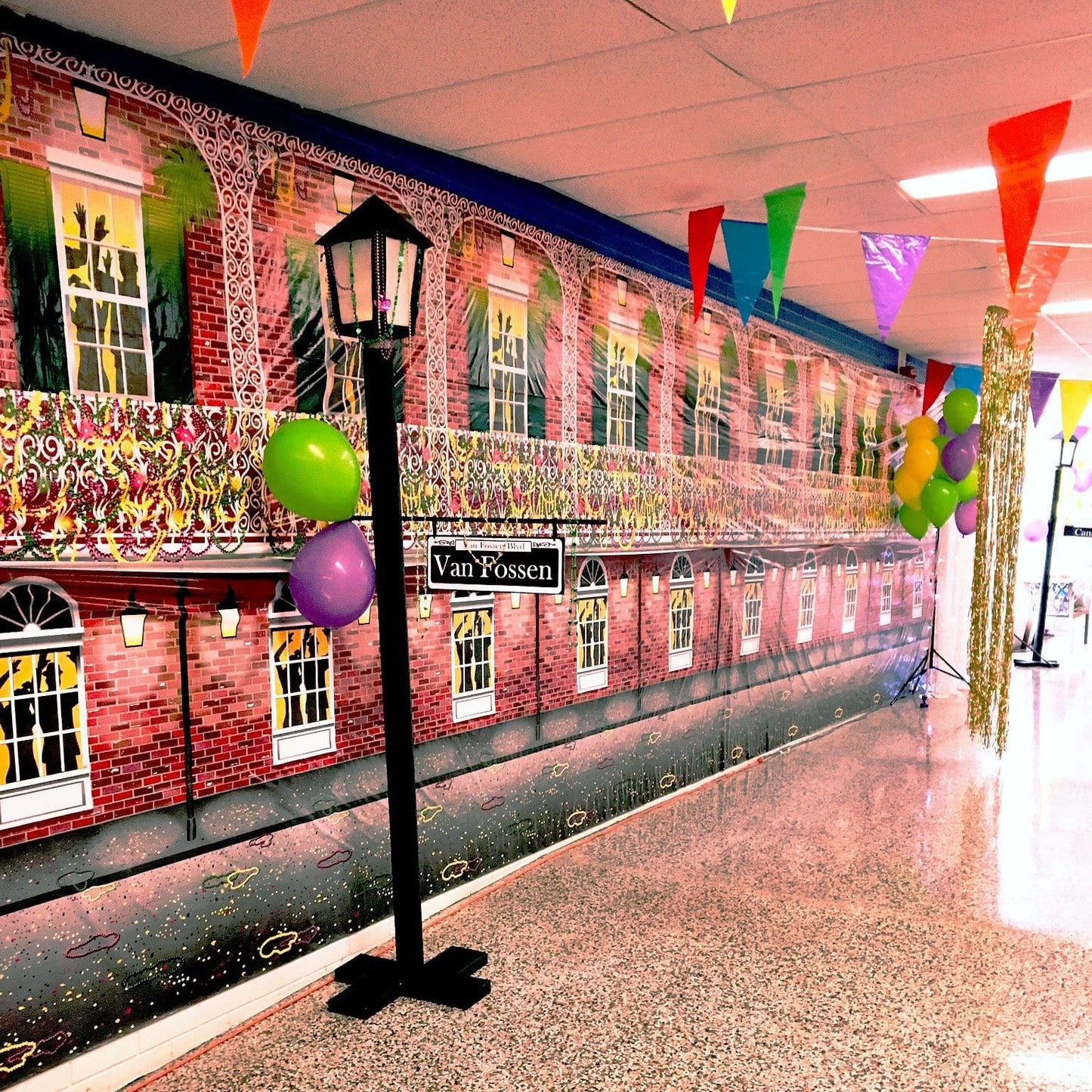 Street Lamp Pattern for Proms & Parties (Instant Download)