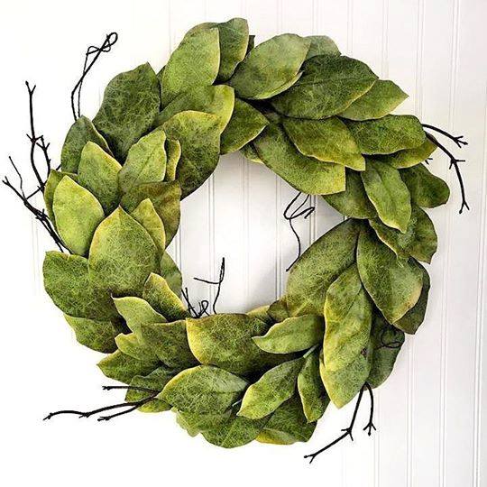 Magnolia Wreath Brand & Product Photography by Linen & Elm