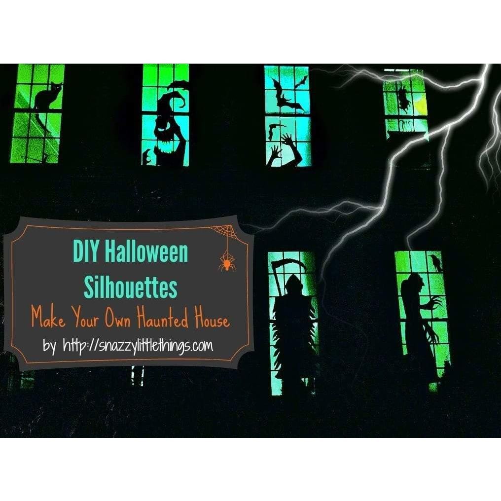 Halloween Silhouettes (Instant Download)